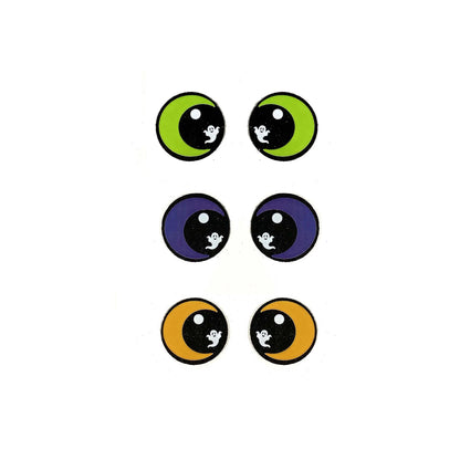 6 Pairs of Halloween Felt Amigurumi Eyes