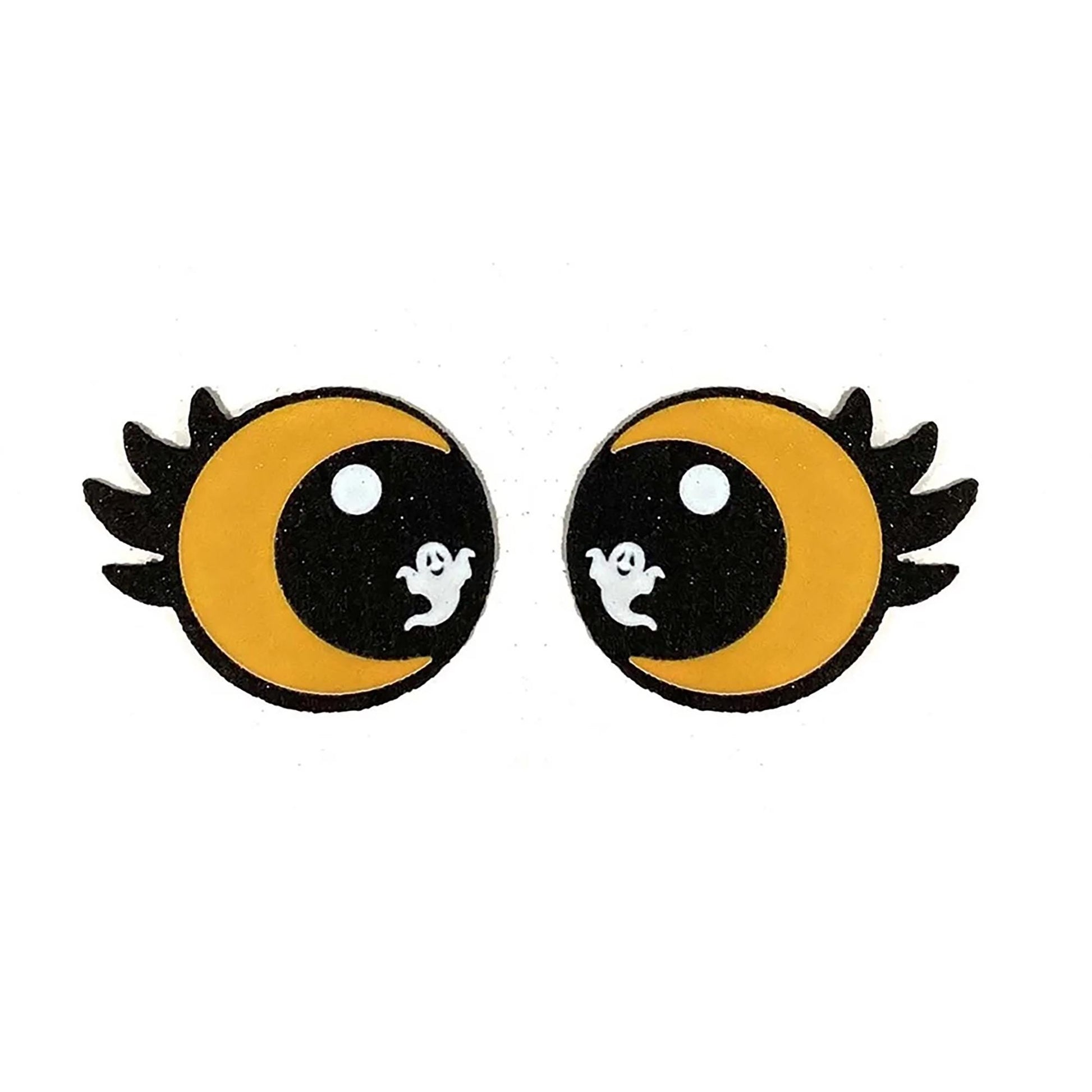 3 Pack of Halloween Felt Eyes for Amigurumi, with or Without Lashes, Multiple Sizes Available