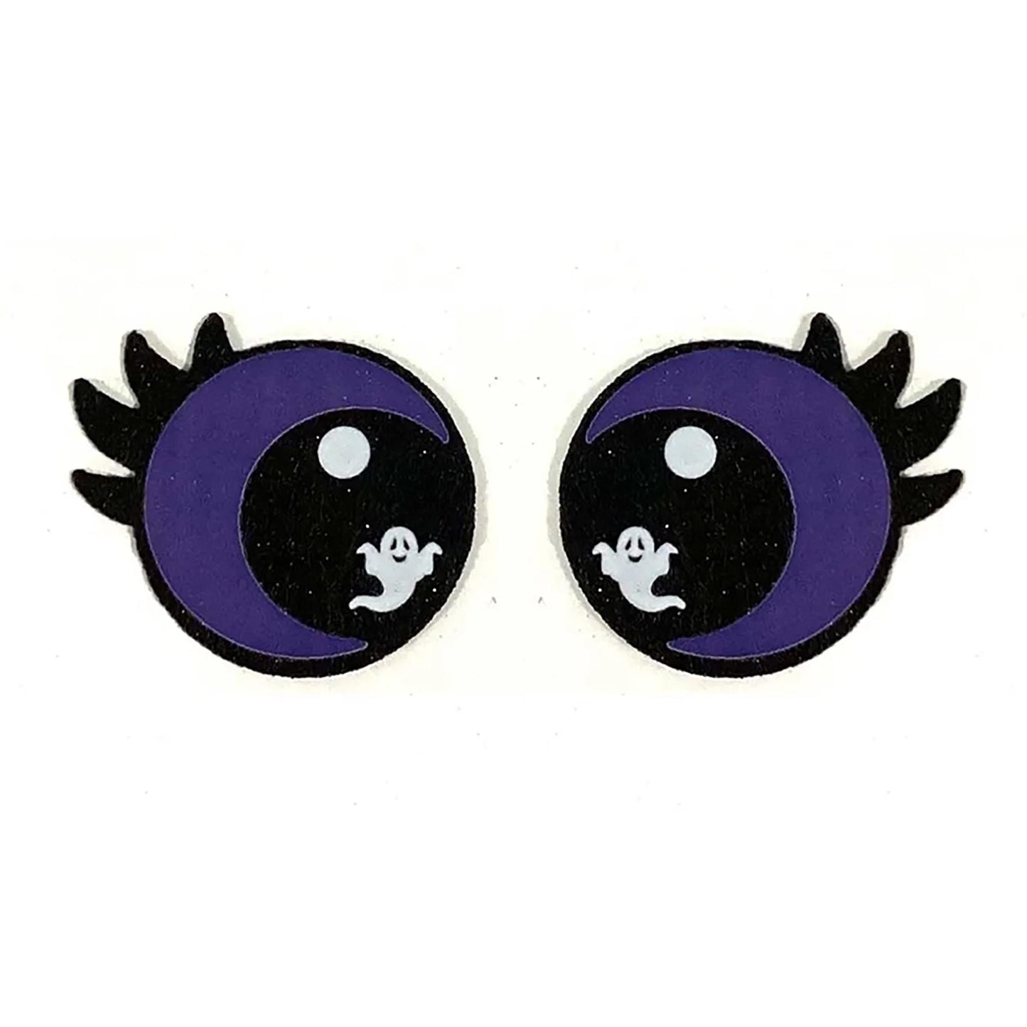 3 Pack of Halloween Felt Eyes for Amigurumi, with or Without Lashes, Multiple Sizes Available