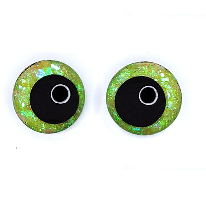 Glitter Sinker Safety Eyes With Offset Pupil for Amigurumi, 10mm-35mm