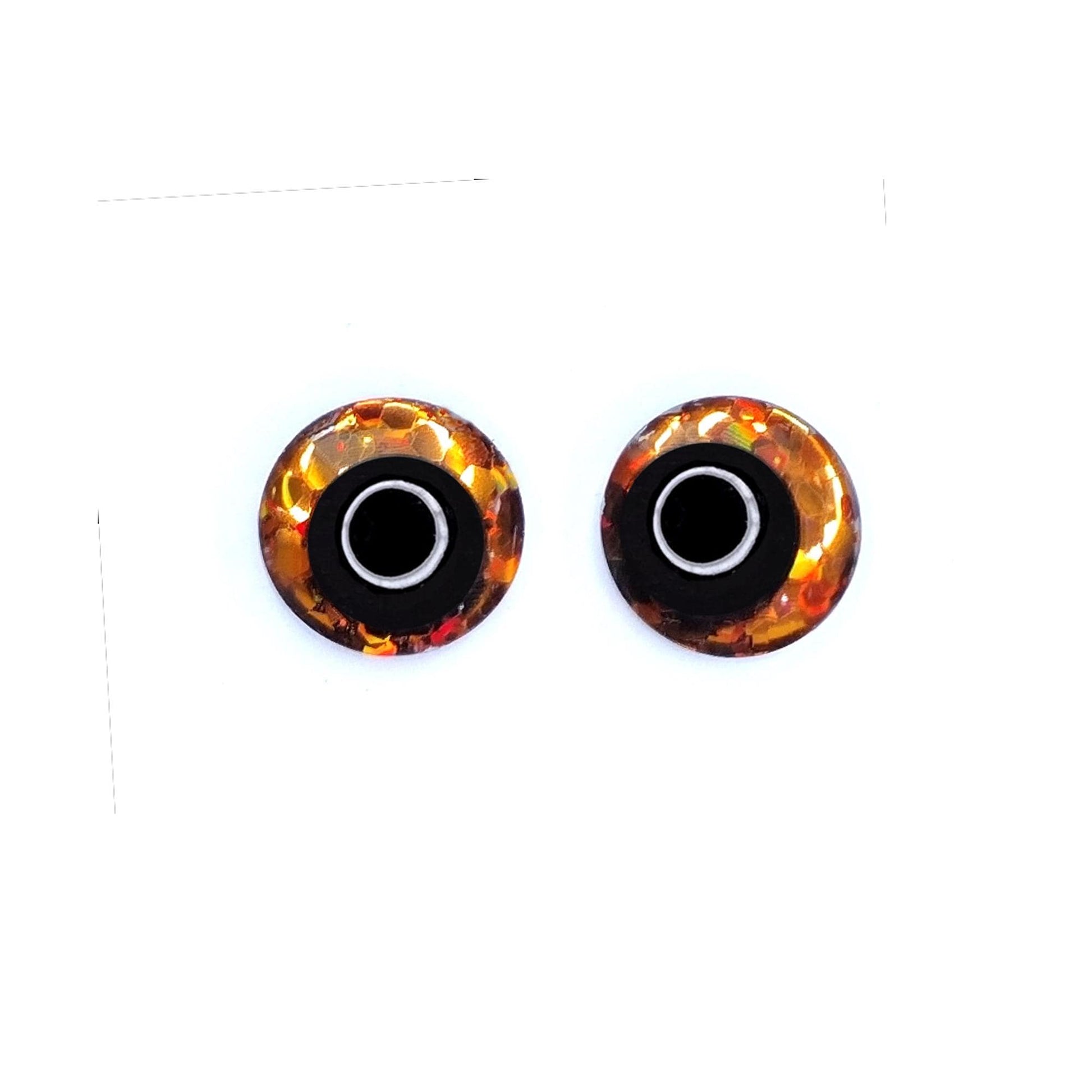 Glitter Sinker Safety Eyes for Amigurumi, Offset Pupil, 12mm-35mm