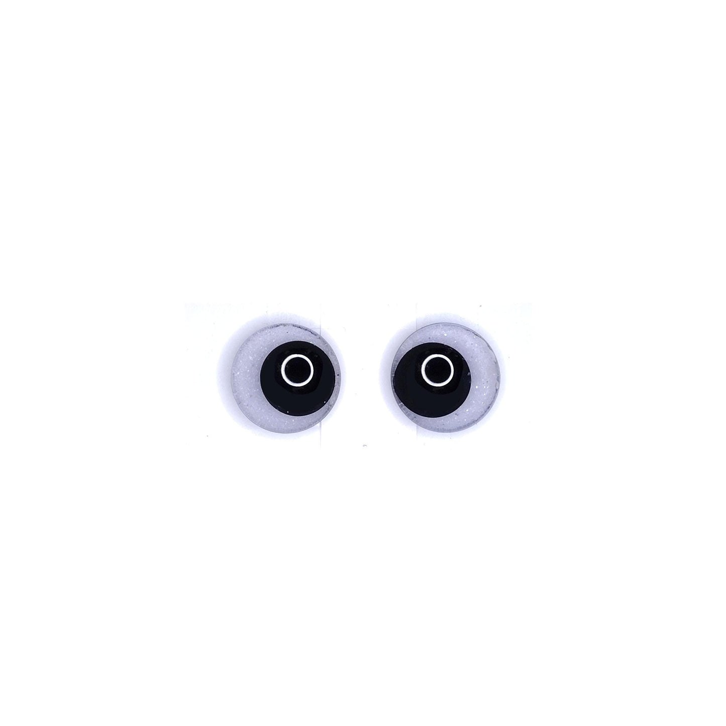 Glitter Sinker Safety Eyes With Offset Pupil for Amigurumi, 10mm-35mm