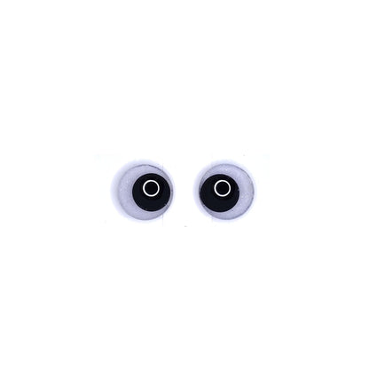 Glitter Sinker Safety Eyes With Offset Pupil for Amigurumi, 10mm-35mm