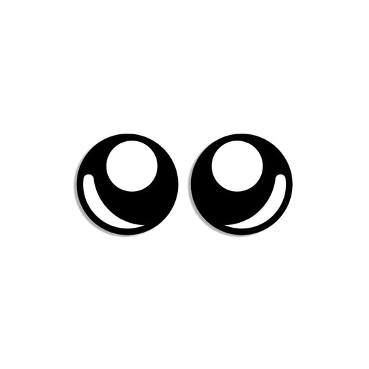 6 Pack, 3 Pack or Bulk Felt Eyes for Amigurumi, Basic, Round, Crochet, Knit, Plushie, Glitter, Kawaii
