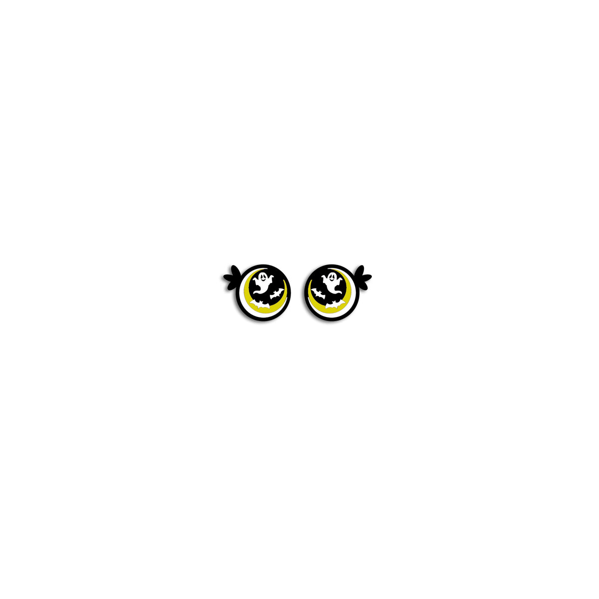 6 Pack, 3 Pack or Bulk Glitter Felt Eyes for Amigurumi, Halloween, Crochet, Knit, Plushie, Glitter, Kawaii, Monster, Ghost, Bats, Spider