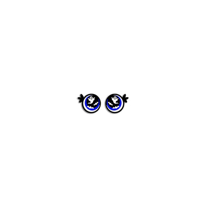 6 Pack, 3 Pack or Bulk Glitter Felt Eyes for Amigurumi, Halloween, Crochet, Knit, Plushie, Glitter, Kawaii, Monster, Ghost, Bats, Spider