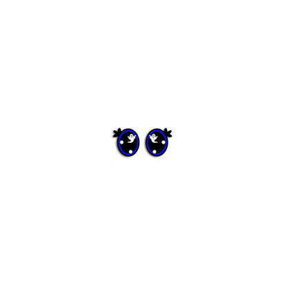 6 Pack of Halloween Felt Eyes
