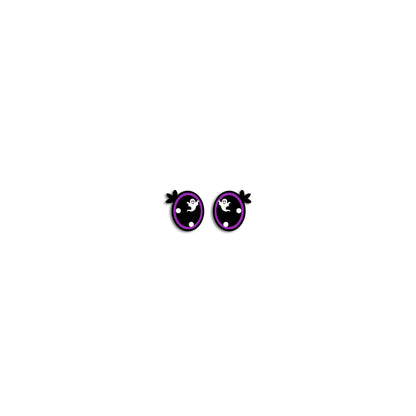 6 Pack of Halloween Felt Eyes