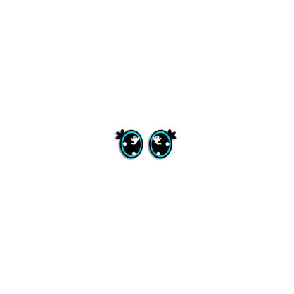 6 Pack of Halloween Felt Eyes
