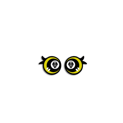 6 Pack of Halloween Felt Eyes