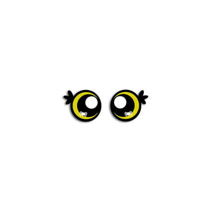 6 Pack of Halloween Felt Eyes