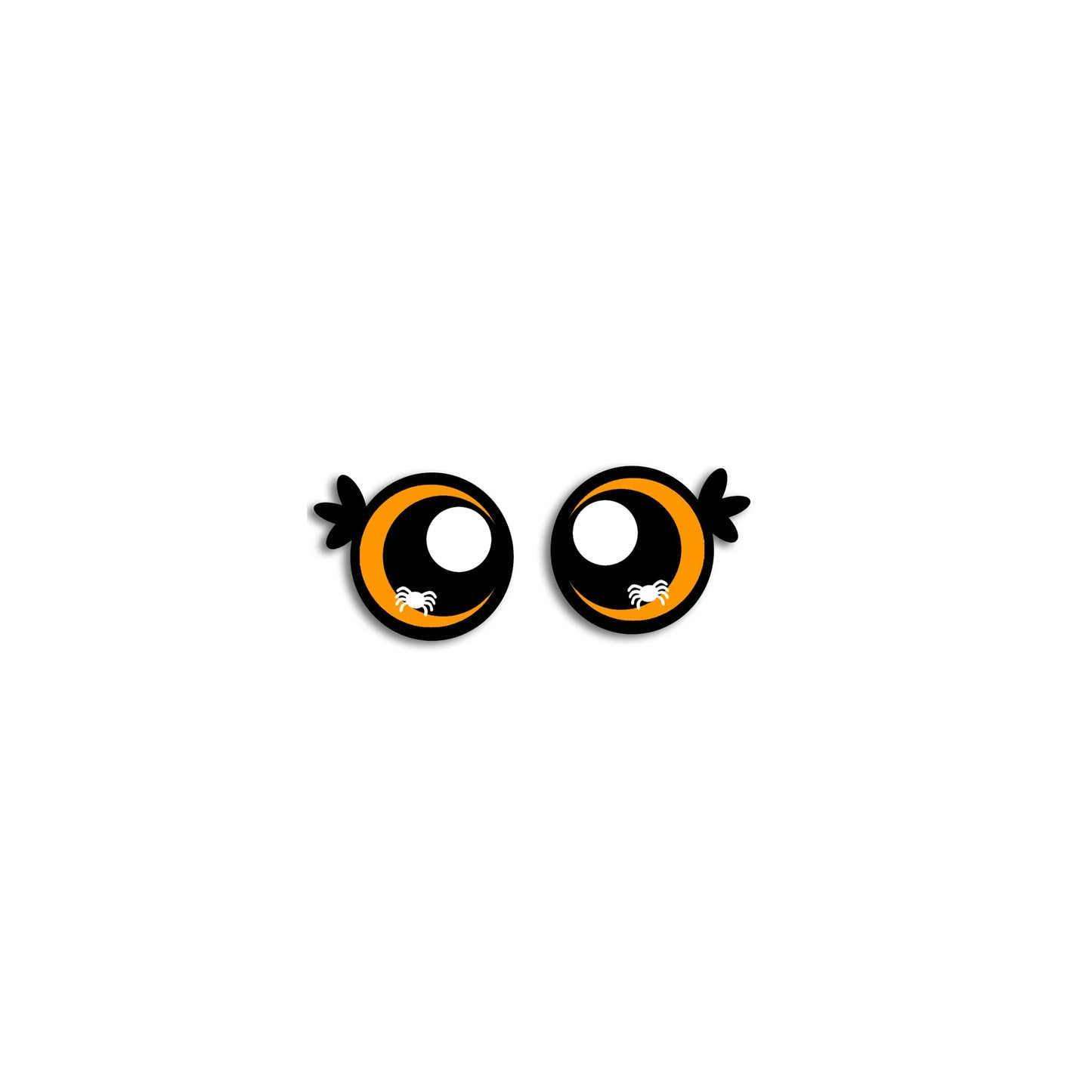 3 Pack of Halloween Felt Eyes for Amigurumi, with Lashes, Multiple Sizes Available