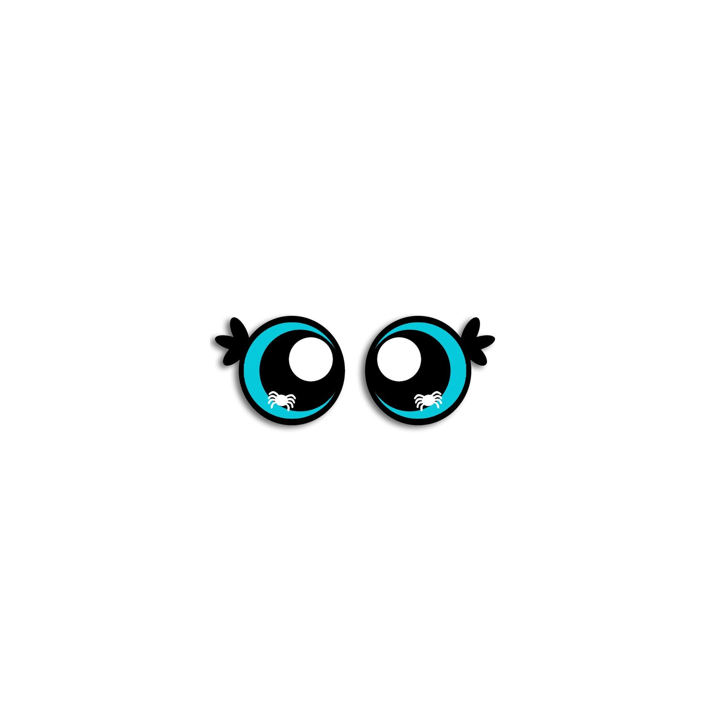 3 Pack of Halloween Felt Eyes for Amigurumi, with Lashes, Multiple Sizes Available