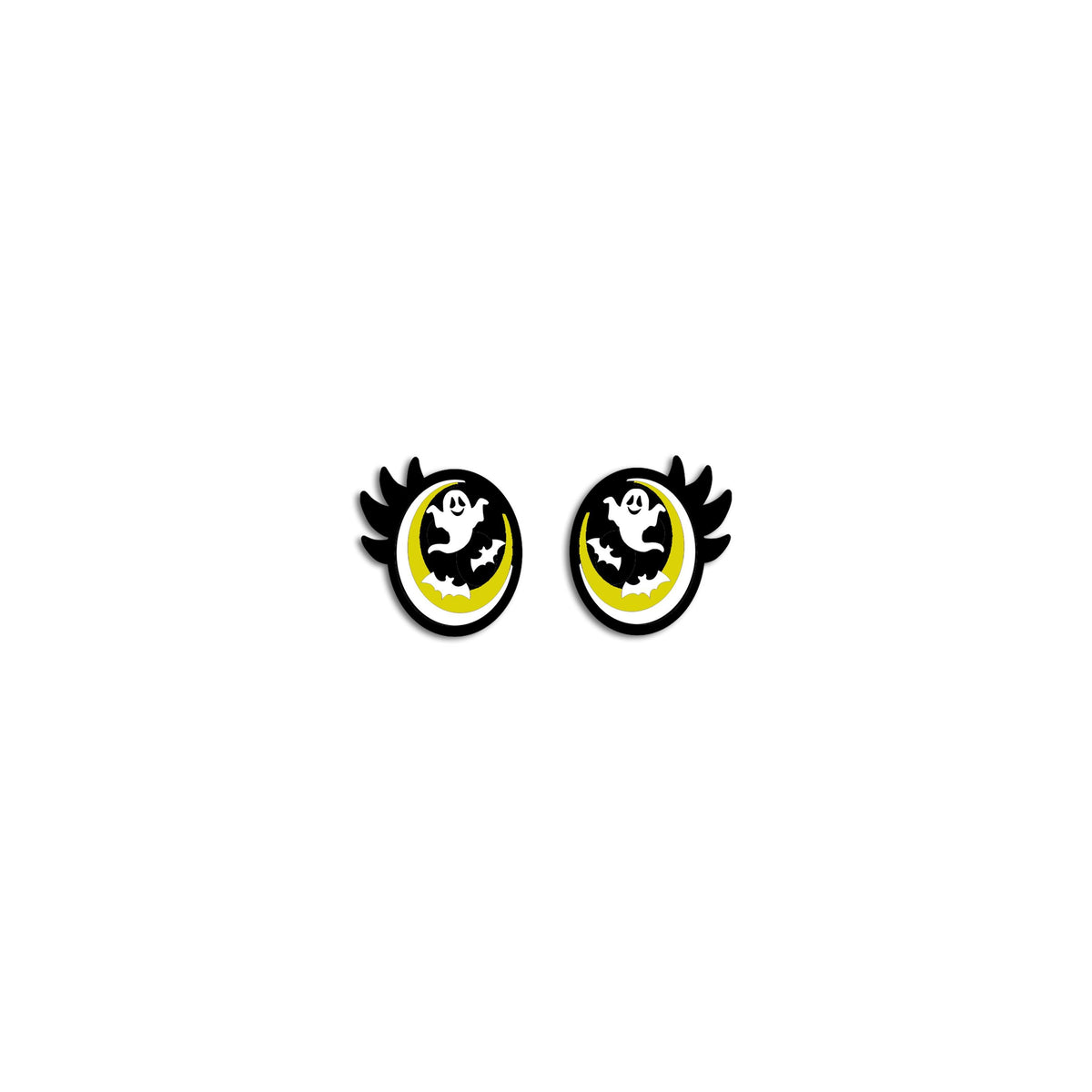 6 Pack of Halloween Felt Eyes