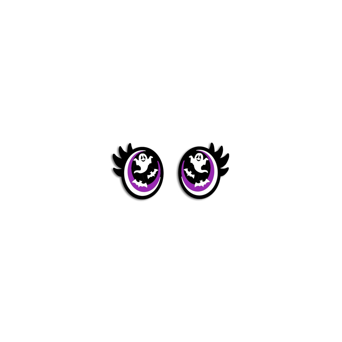 6 Pack of Halloween Felt Eyes