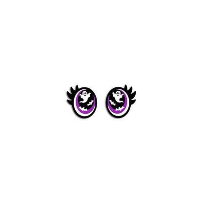 6 Pack of Halloween Felt Eyes