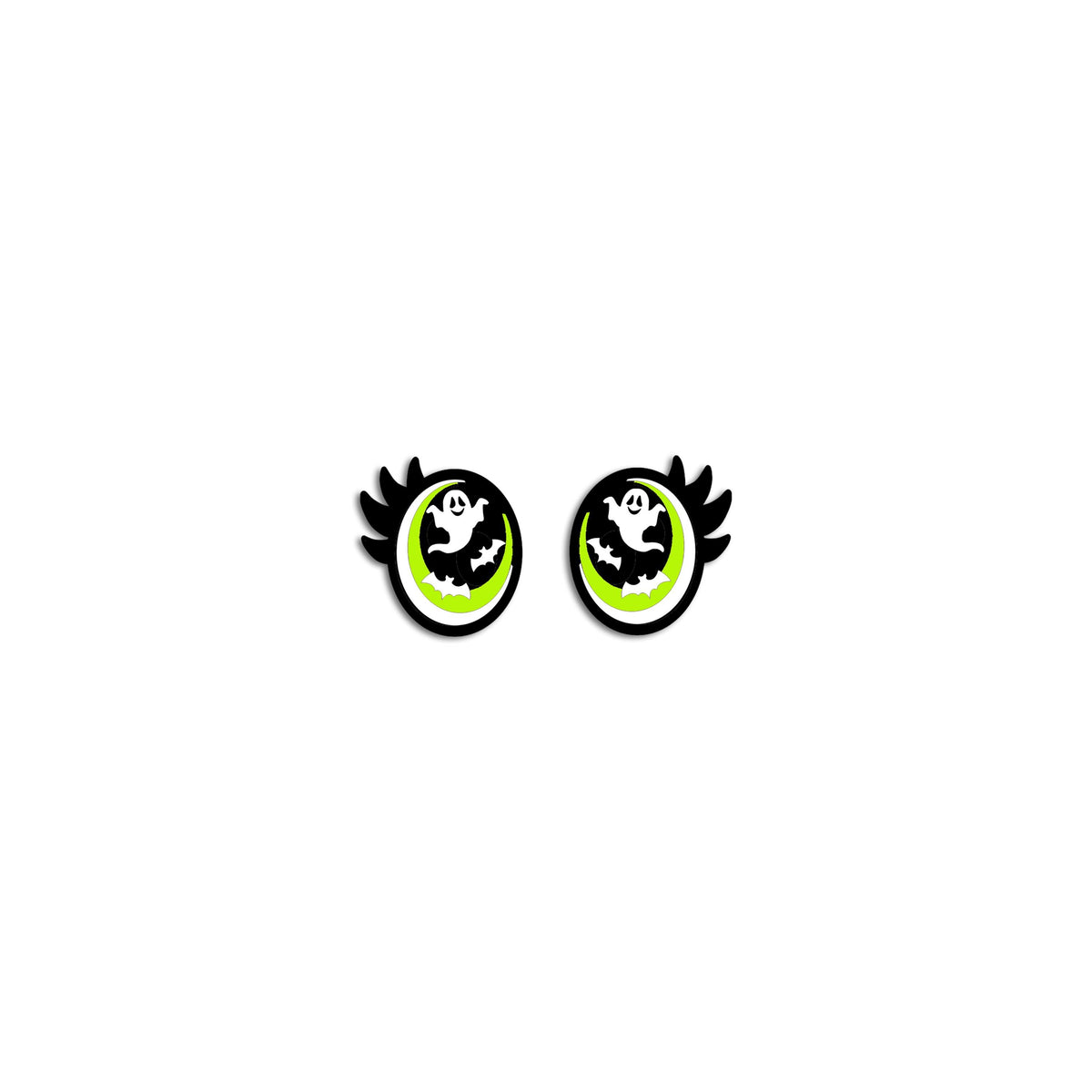 6 Pack of Halloween Felt Eyes