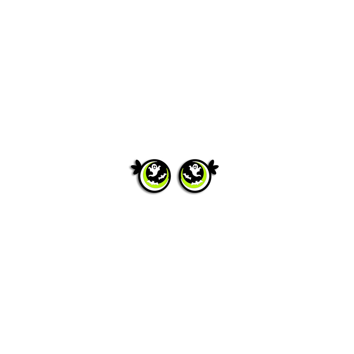 6 Pack, 3 Pack or Bulk Glitter Felt Eyes for Amigurumi, Halloween, Crochet, Knit, Plushie, Glitter, Kawaii, Monster, Ghost, Bats, Spider