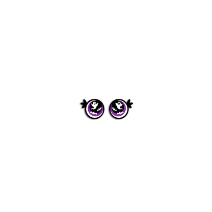 6 Pack, 3 Pack or Bulk Glitter Felt Eyes for Amigurumi, Halloween, Crochet, Knit, Plushie, Glitter, Kawaii, Monster, Ghost, Bats, Spider