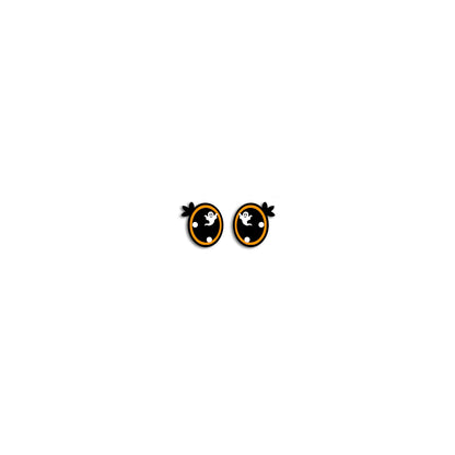 6 Pack of Halloween Felt Eyes