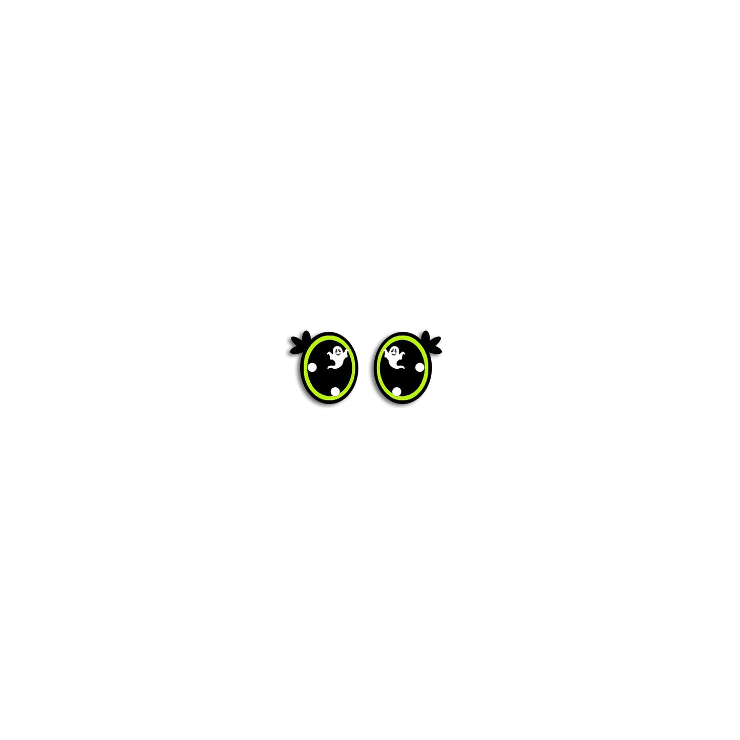 6 Pack of Halloween Felt Eyes for Amigurumi, with Lashes Multiple Sizes Available