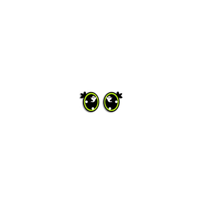 6 Pack of Halloween Felt Eyes