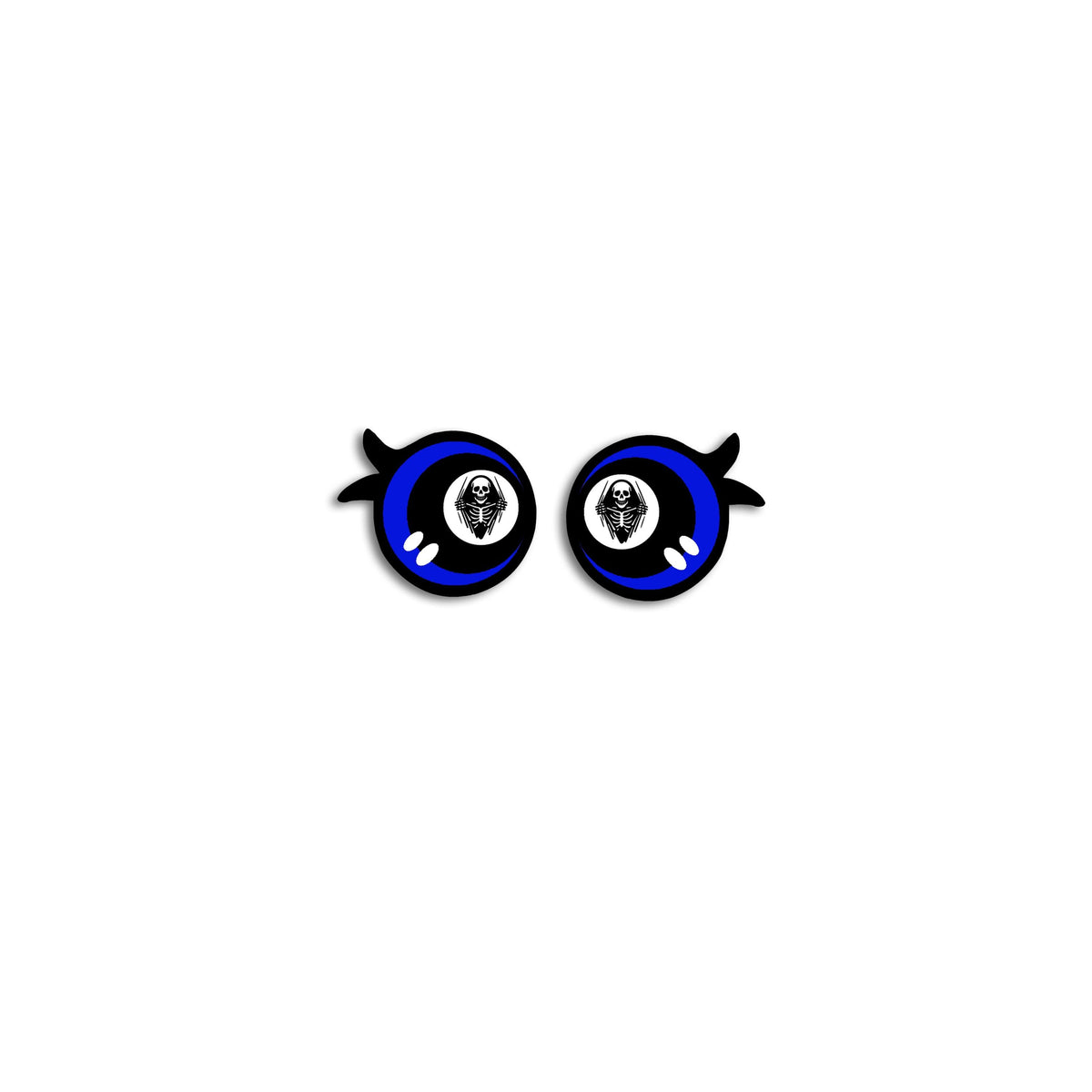 6 Pack of Halloween Felt Eyes
