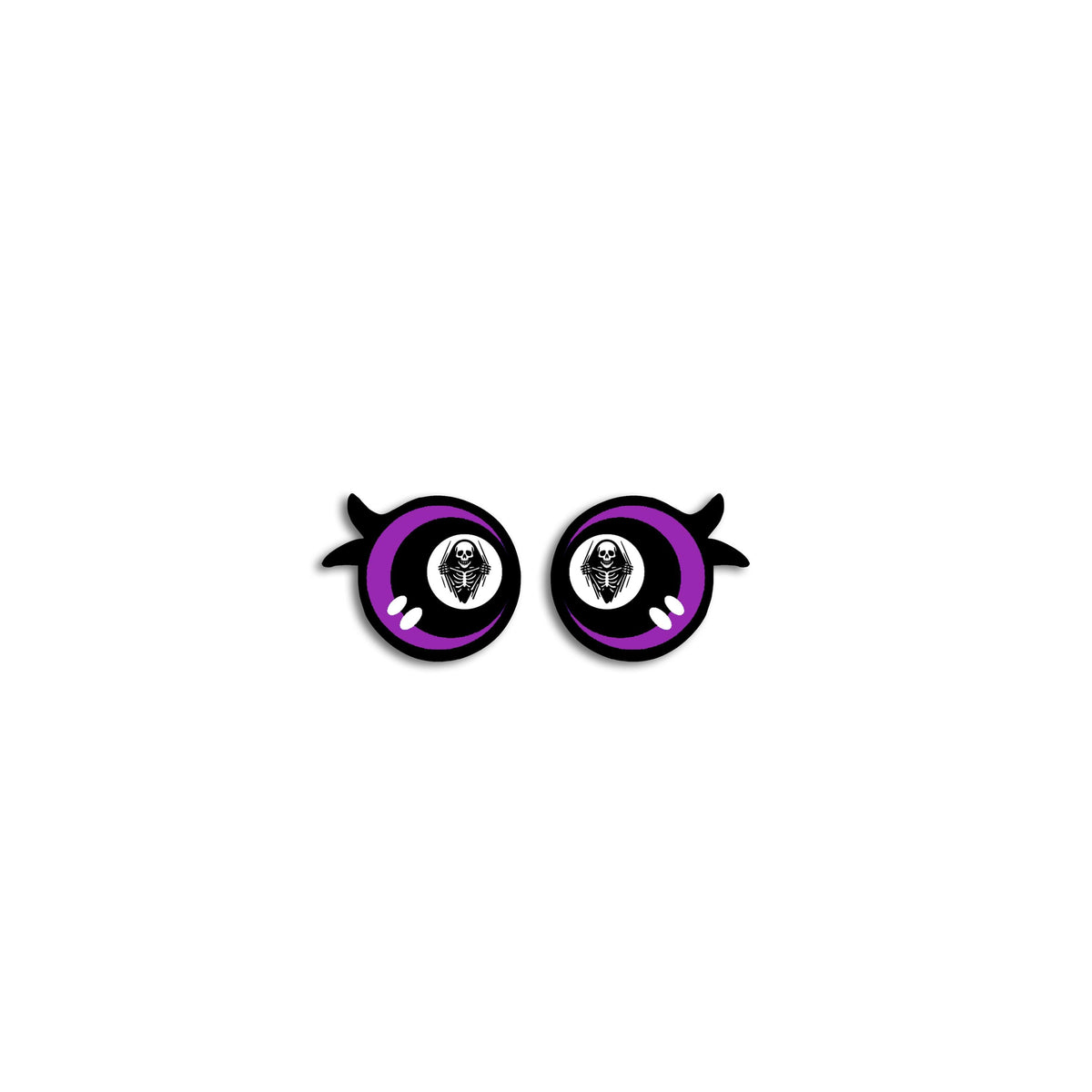 6 Pack of Halloween Felt Eyes