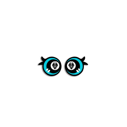 6 Pack of Halloween Felt Eyes