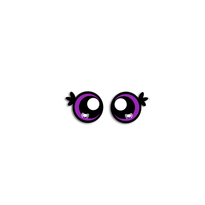 6 Pack of Halloween Felt Eyes