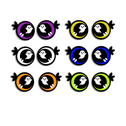 6 Pack of Halloween Felt Eyes