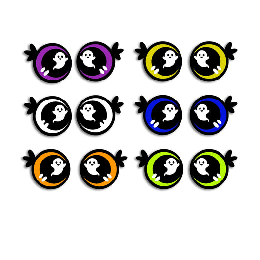 6 Pack of Halloween Felt Eyes