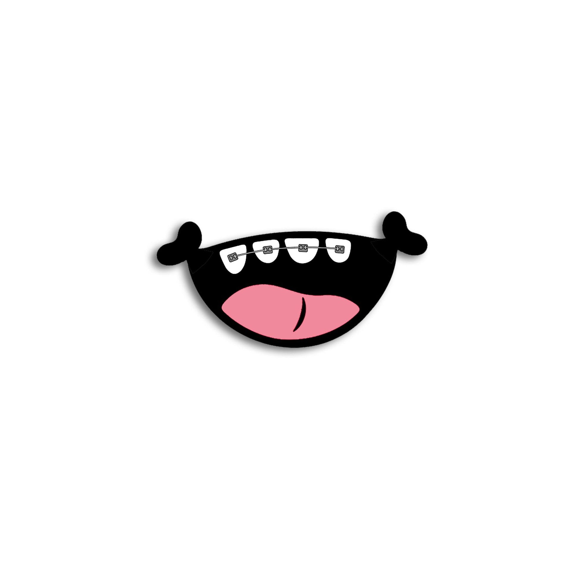 6 Pack Felt Mouths for Amigurumi, Smile, Teeth, Braces, Tongue, Silly, Crochet, Knit, Plushie