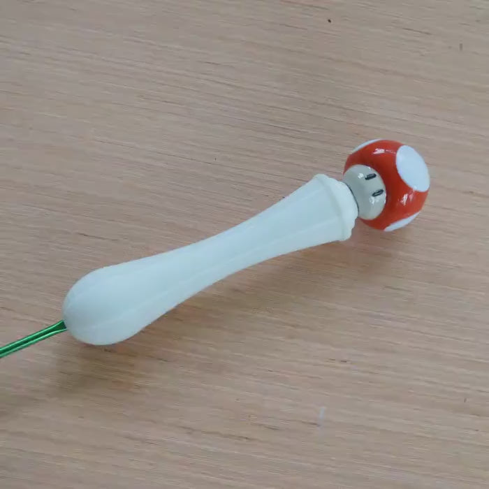Ergonomic Crochet Hook: Mushroom Handle, Tapered or Inline, Hand Pain Relief